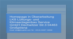 Desktop Screenshot of lks-gmbh.com